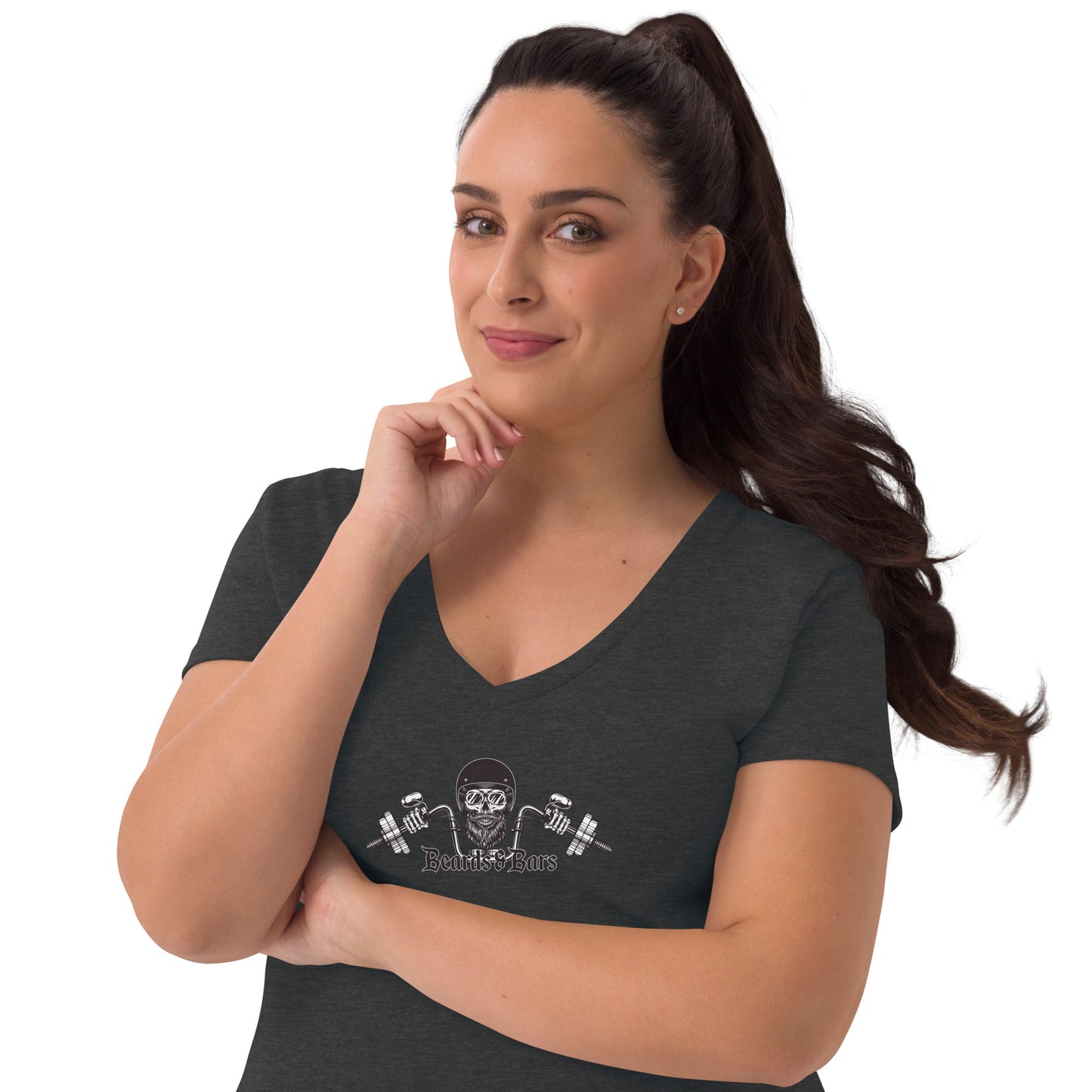 Women's logo T-shirt (V-neck)