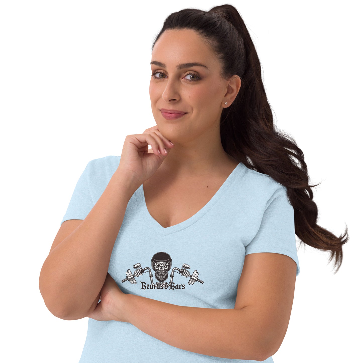 Women's logo T-shirt (V-neck)