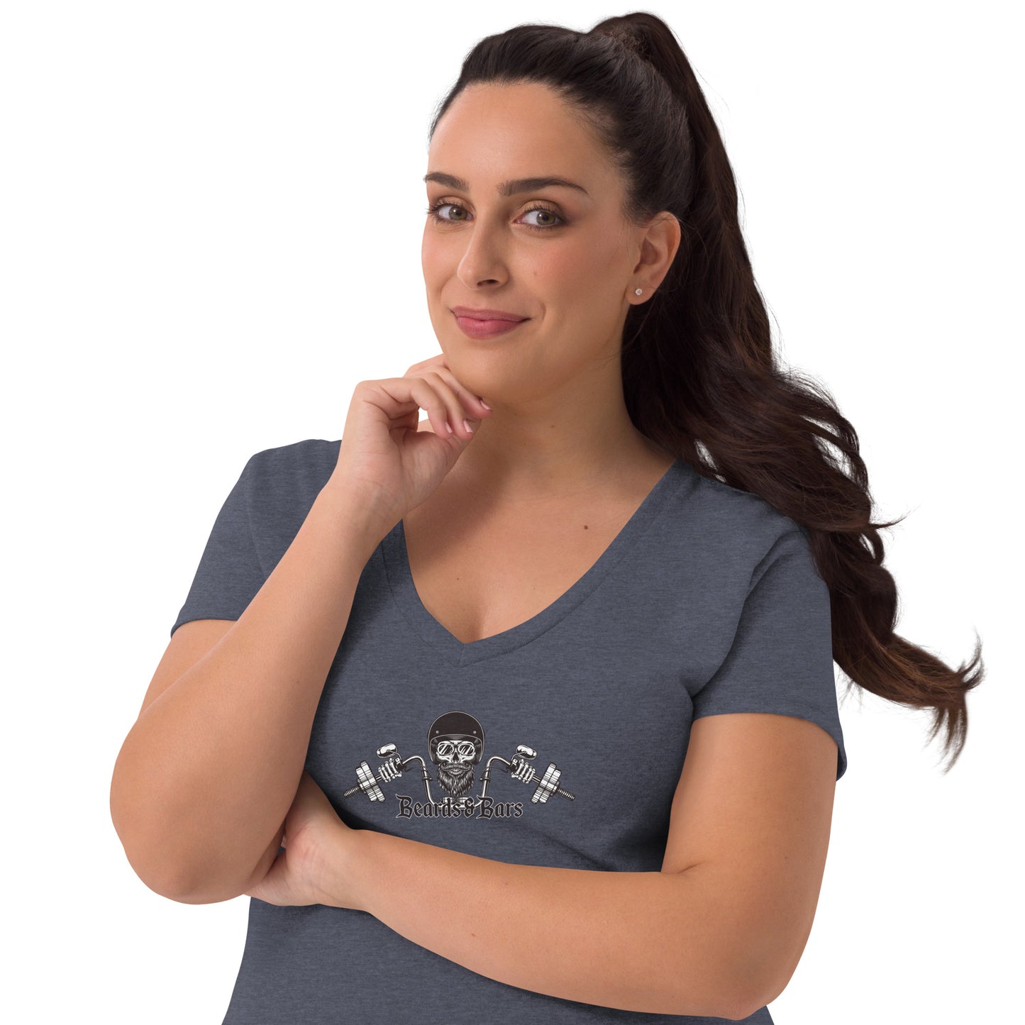 Women's logo T-shirt (V-neck)